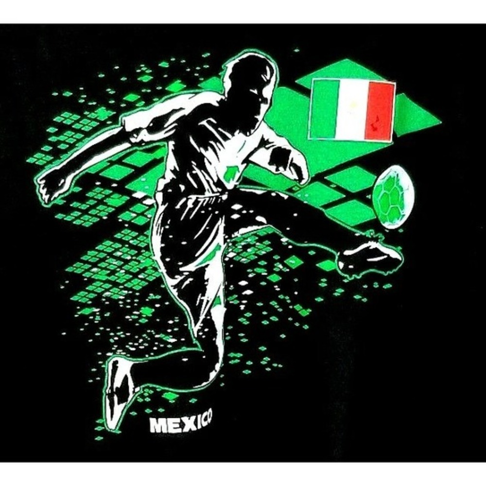 World Cup Mexico Soccer T Shirt Tee Youth XL Extra Large 18